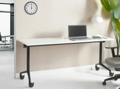 Scrivania pieghevole CAVI Bianco 180 cm 60 cm con ruote