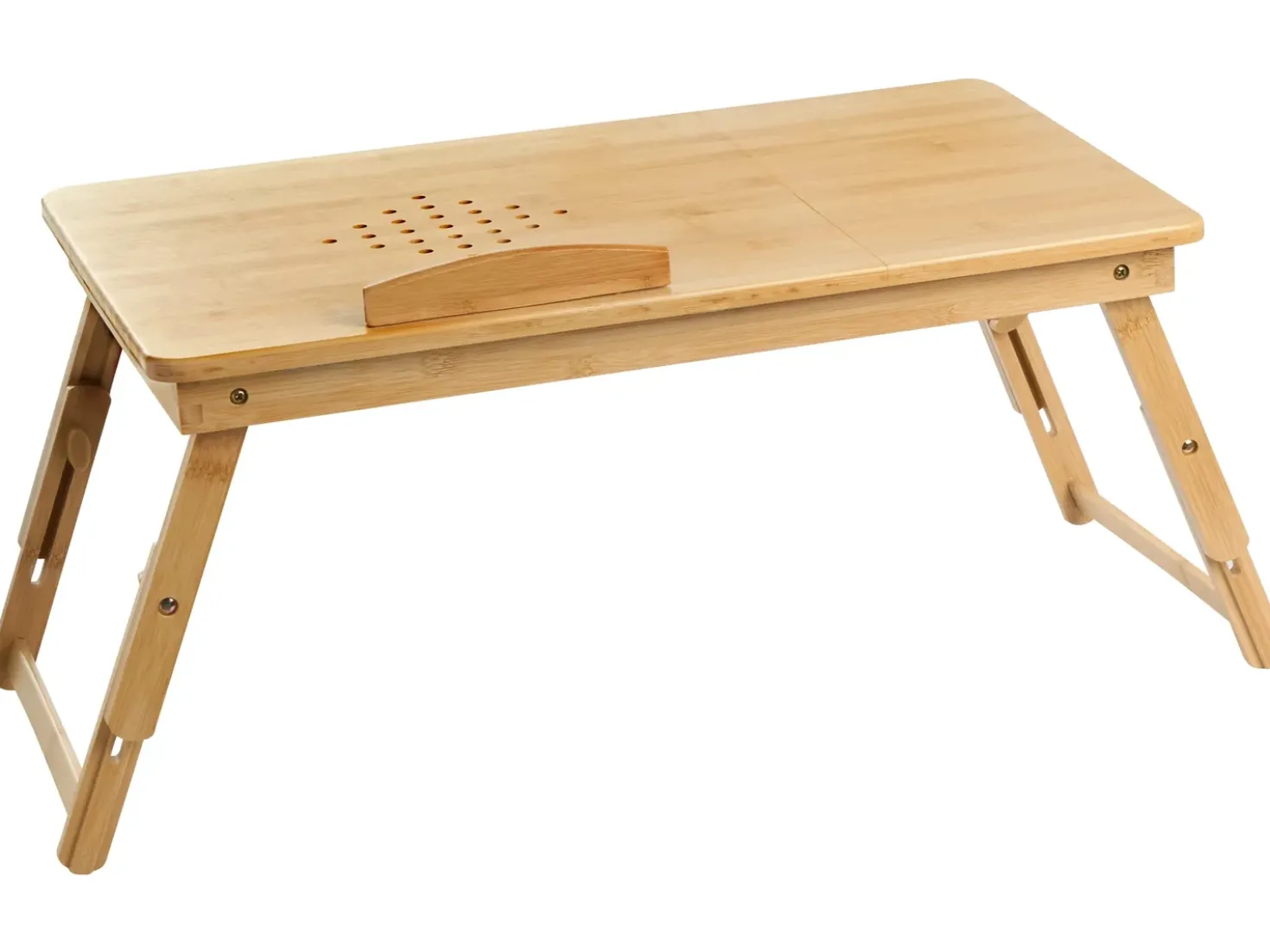 Scrivania portatile pieghevole per laptop ORGE Marrone chiaro 57 cm 35 cm