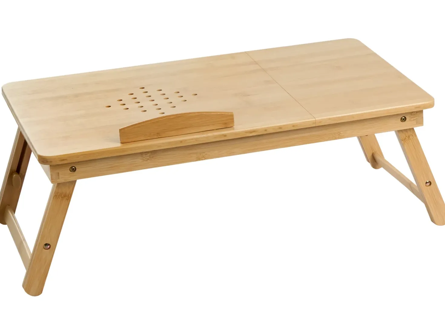 Scrivania portatile pieghevole per laptop ORGE Marrone chiaro 57 cm 35 cm