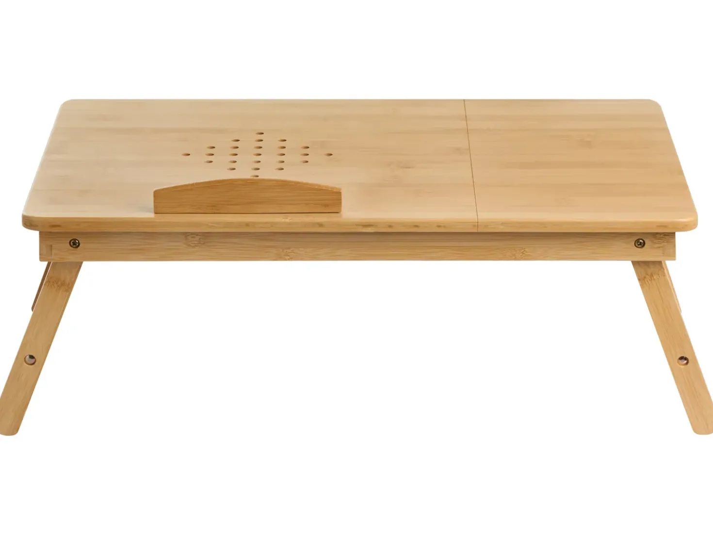 Scrivania portatile pieghevole per laptop ORGE Marrone chiaro 57 cm 35 cm