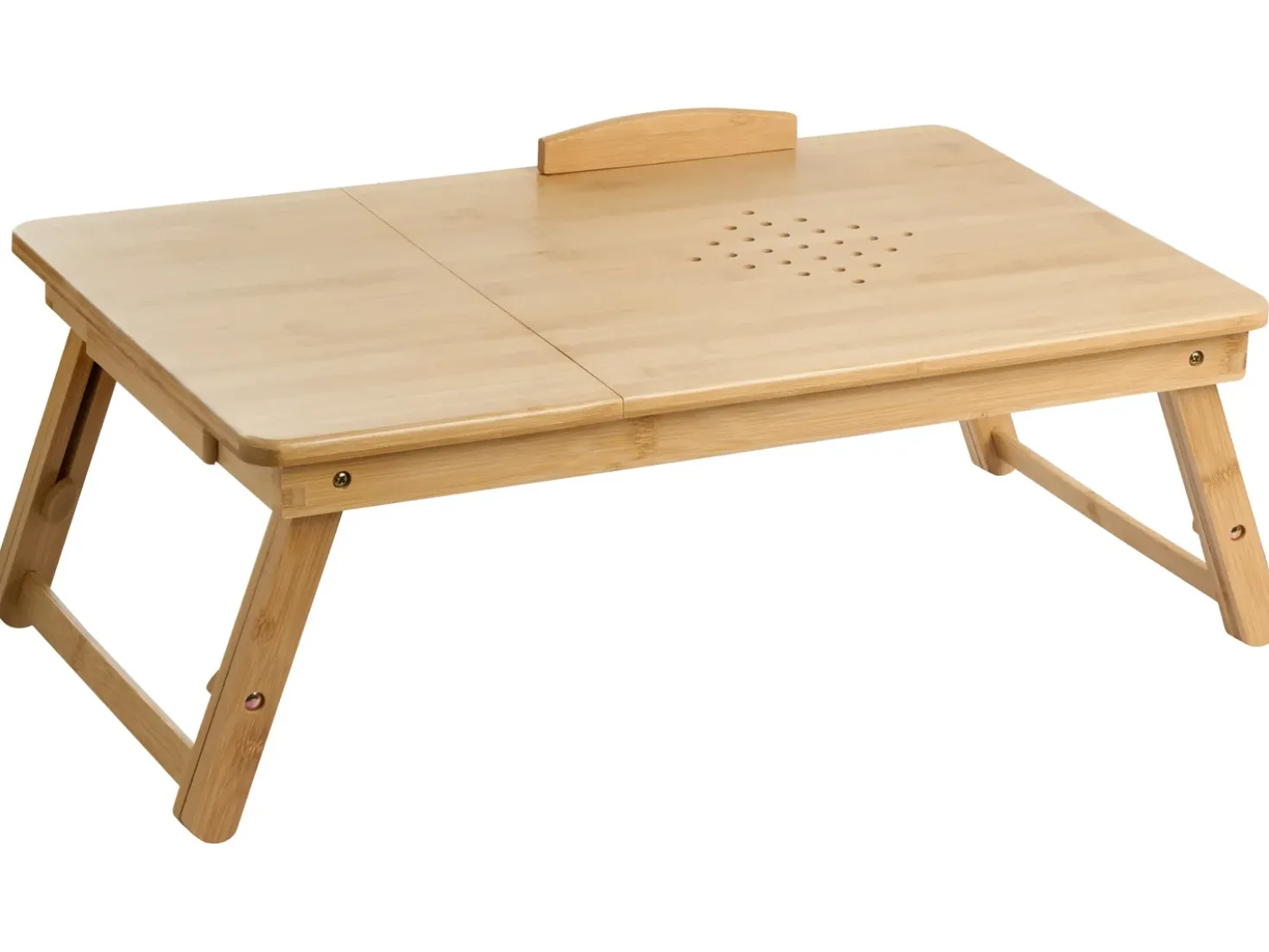 Scrivania portatile pieghevole per laptop ORGE Marrone chiaro 57 cm 35 cm