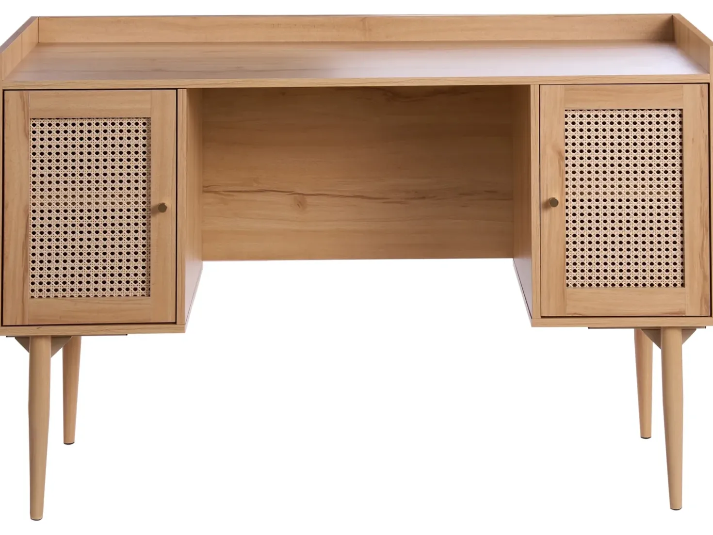 Scrivania RATANA Marrone chiaro 130 cm 50 cm