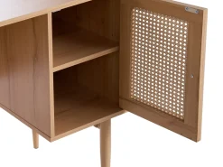 Scrivania RATANA Marrone chiaro 130 cm 50 cm