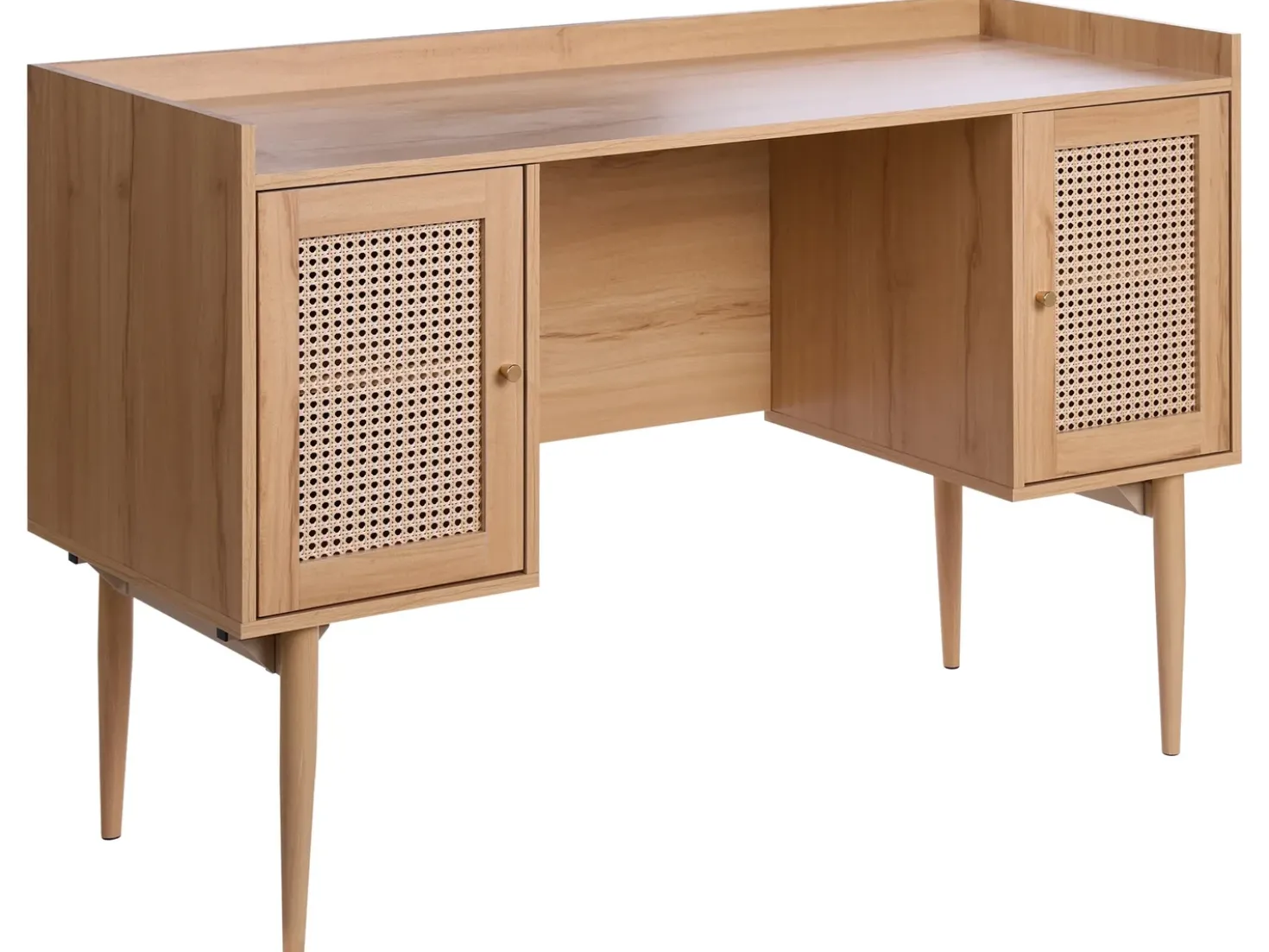 Scrivania RATANA Marrone chiaro 130 cm 50 cm