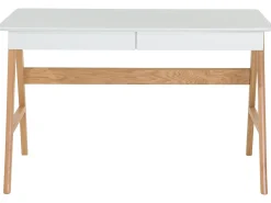 Scrivania SHESLAY Bianco 120 cm 70 cm con Cassetti