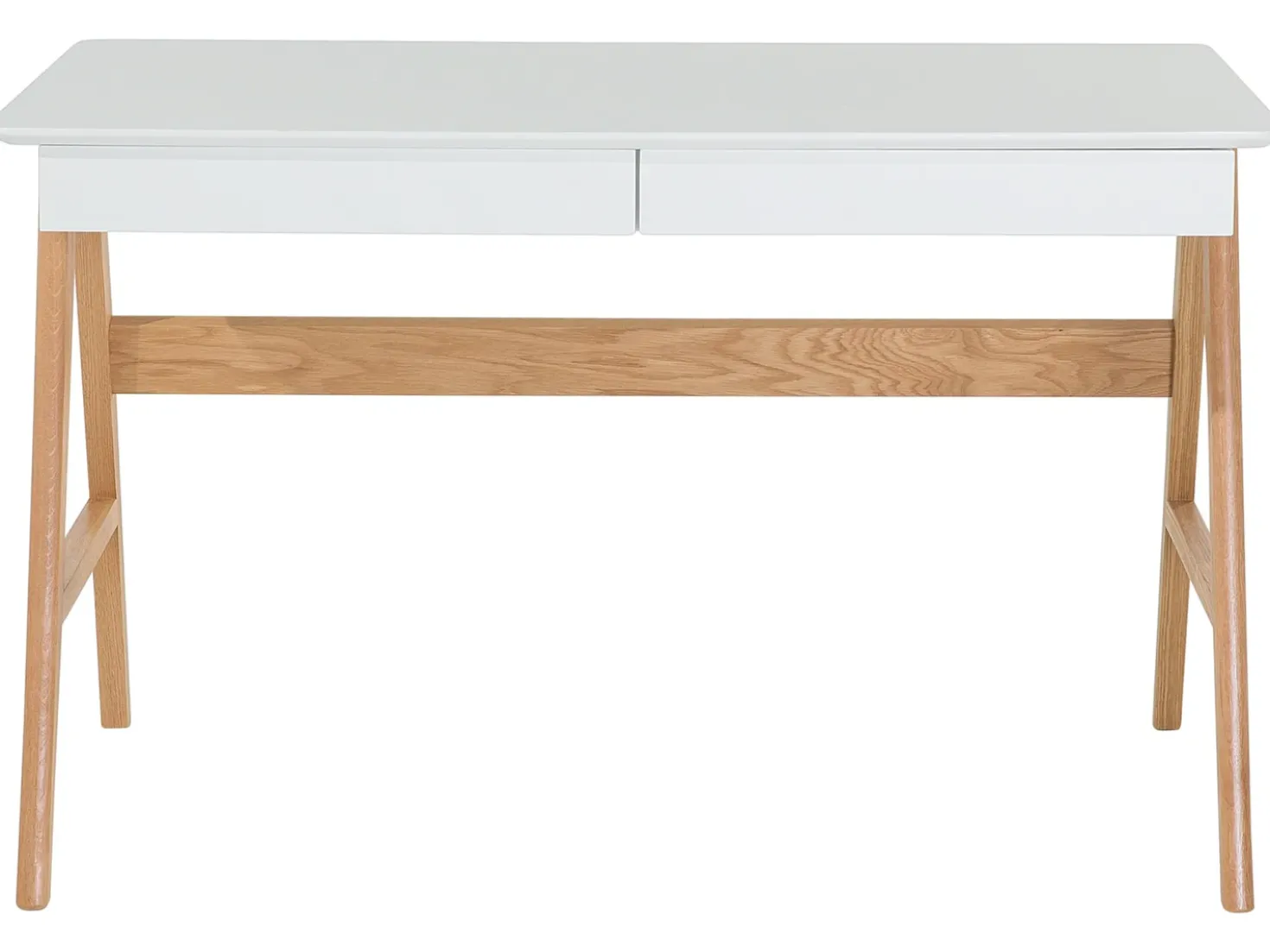 Scrivania SHESLAY Bianco 120 cm 70 cm con Cassetti