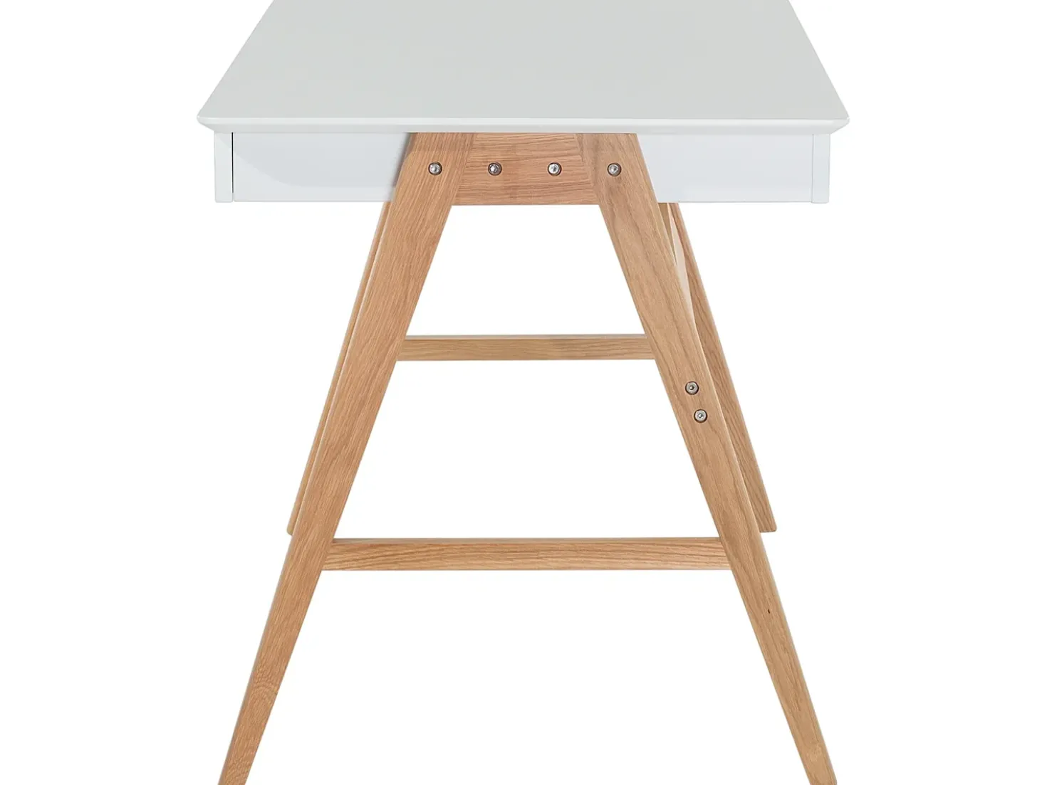 Scrivania SHESLAY Bianco 120 cm 70 cm con Cassetti