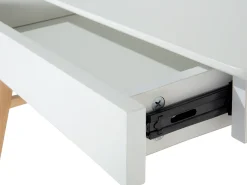 Scrivania SHESLAY Bianco 120 cm 70 cm con Cassetti