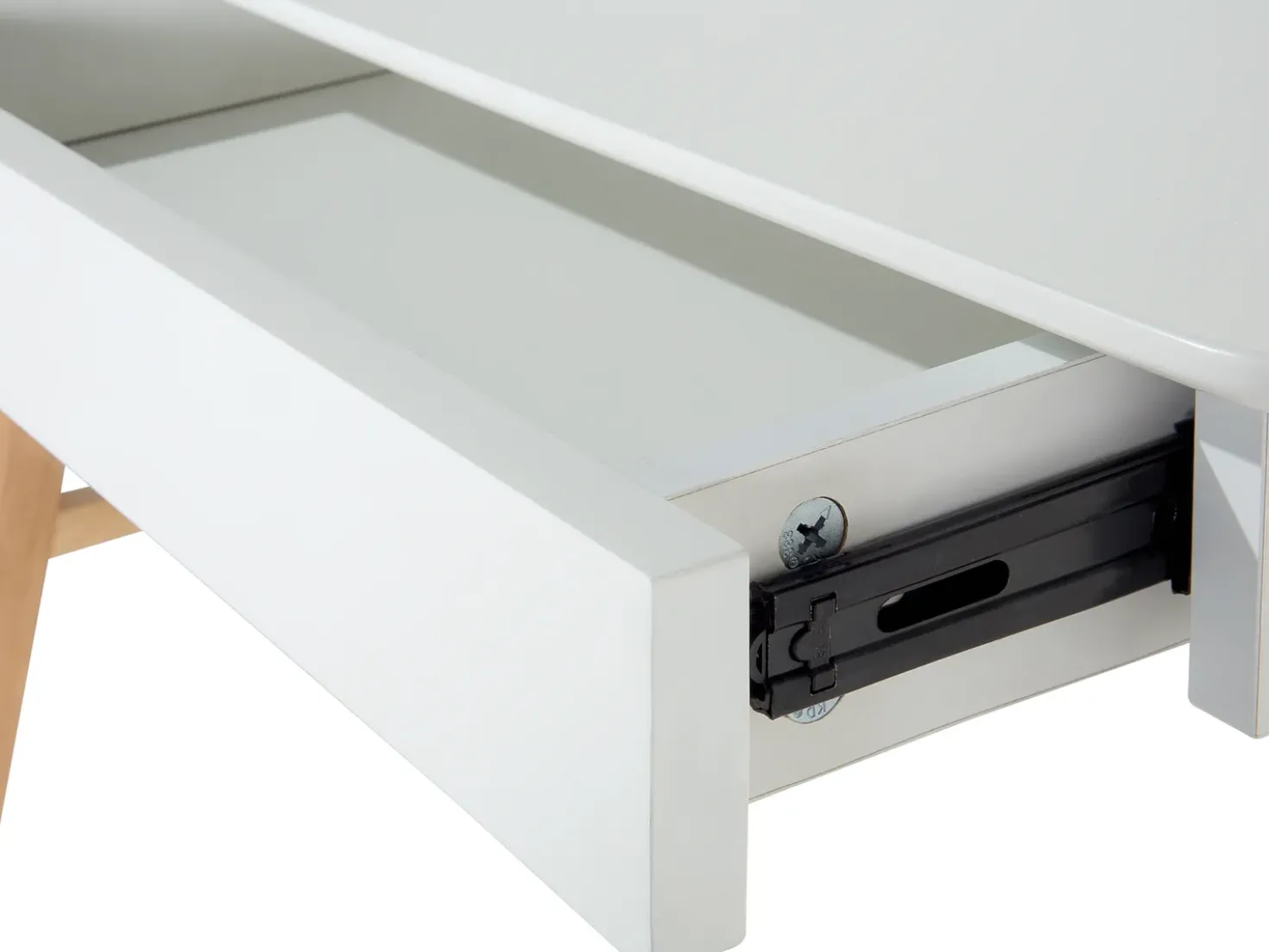 Scrivania SHESLAY Bianco 120 cm 70 cm con Cassetti