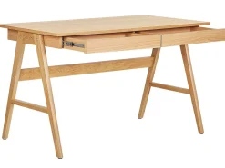 Scrivania SHESLAY Marrone chiaro 120 cm 70 cm con Cassetti