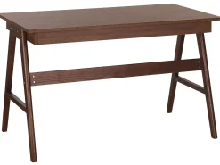 Scrivania SHESLAY Marrone scuro 120 cm 70 cm con Cassetti