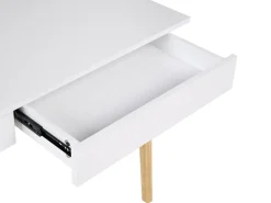 Scrivania THESLAY Marrone chiaro/Bianco 120 cm 60 cm