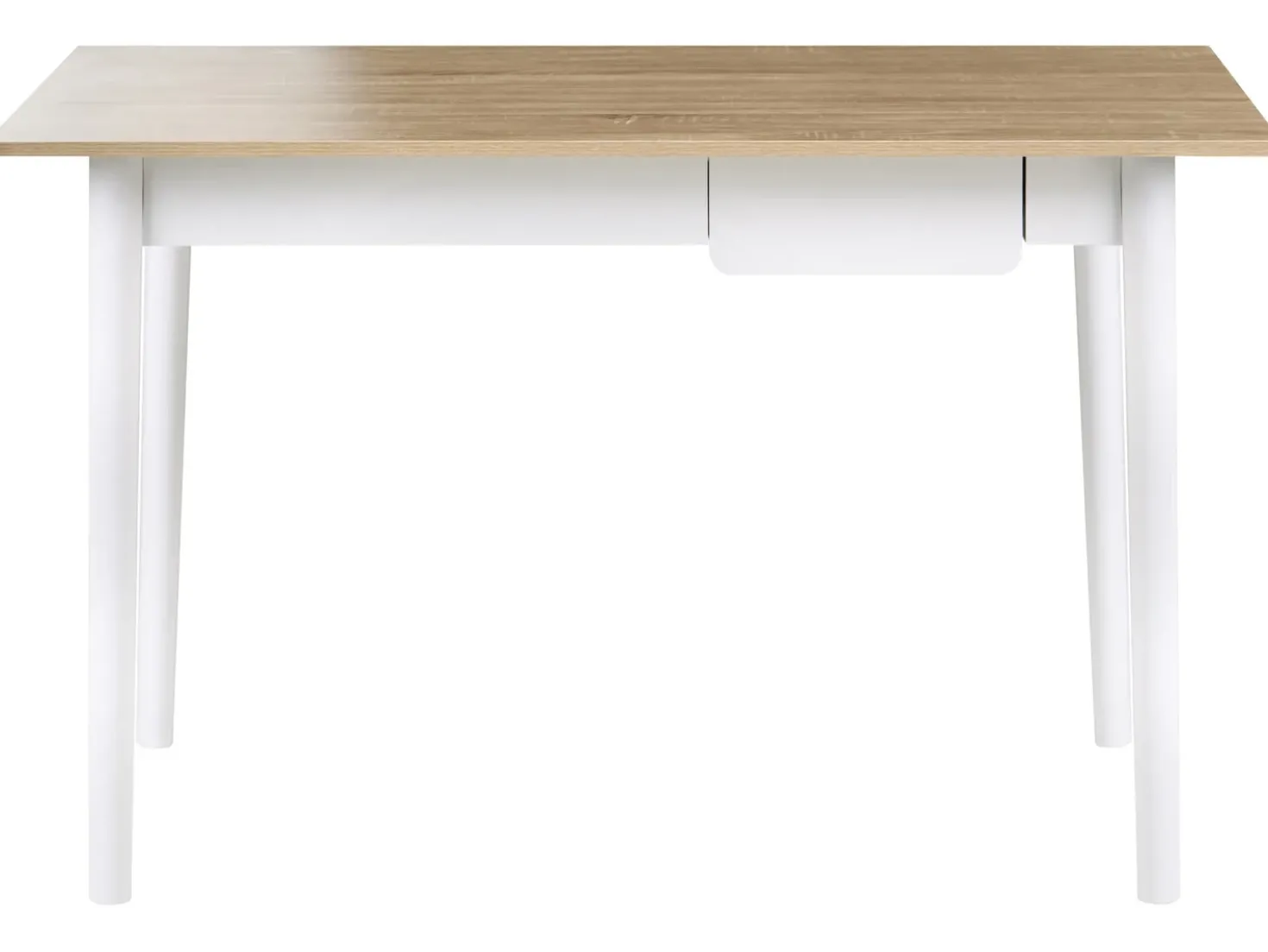 Scrivania VITRION Marrone chiaro/Bianco 120 cm 60 cm