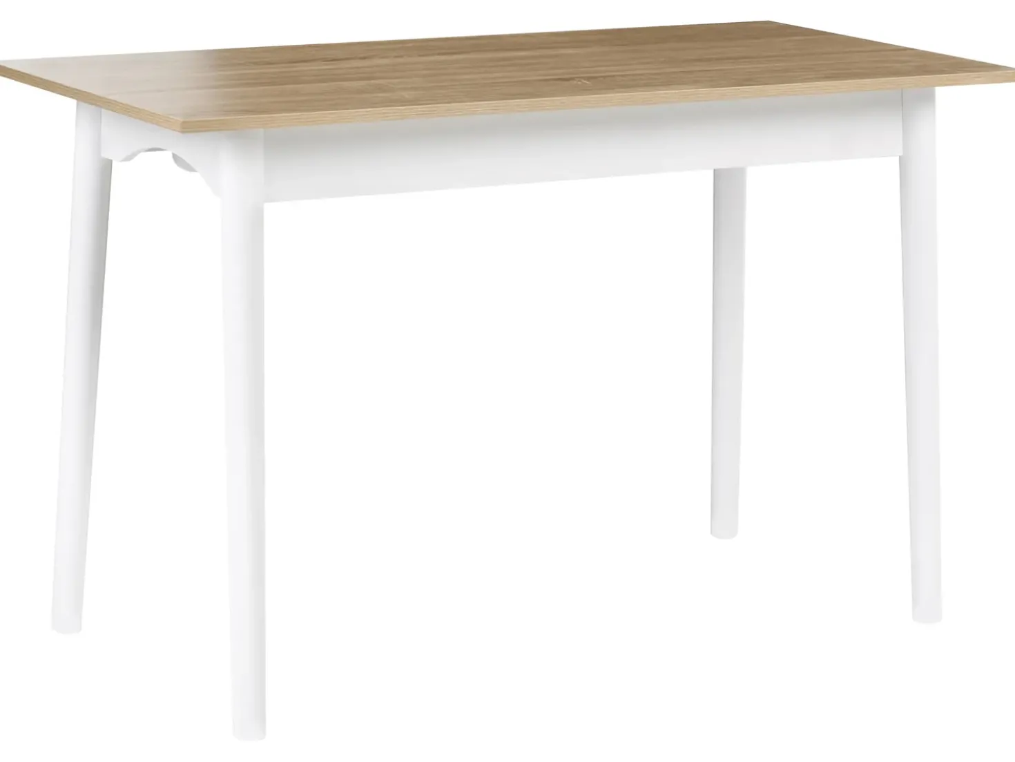 Scrivania VITRION Marrone chiaro/Bianco 120 cm 60 cm
