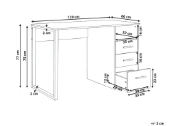 Scrivania ZERLAY Bianco 120 cm 60 cm