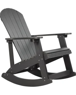 Sedia a dondolo da giardino ADIRONDACK Grigio scuro
