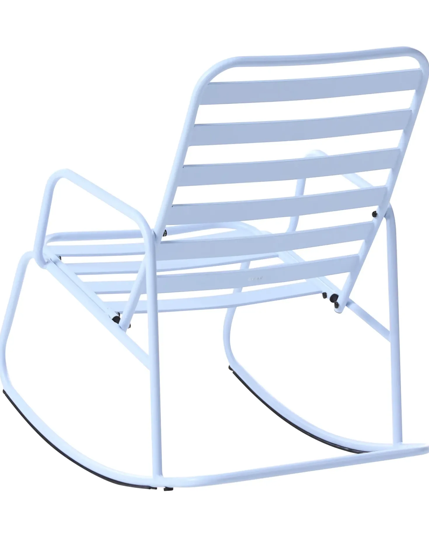 Sedia a dondolo da giardino TURI Metallo Azzurro
