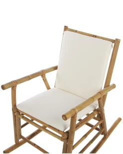 Sedia a dondolo da giardino FRIGOLE Bambù Marrone