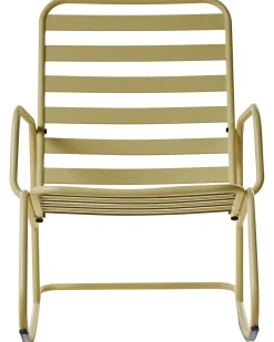 Sedia a dondolo da giardino TURI Metallo Verde oliva