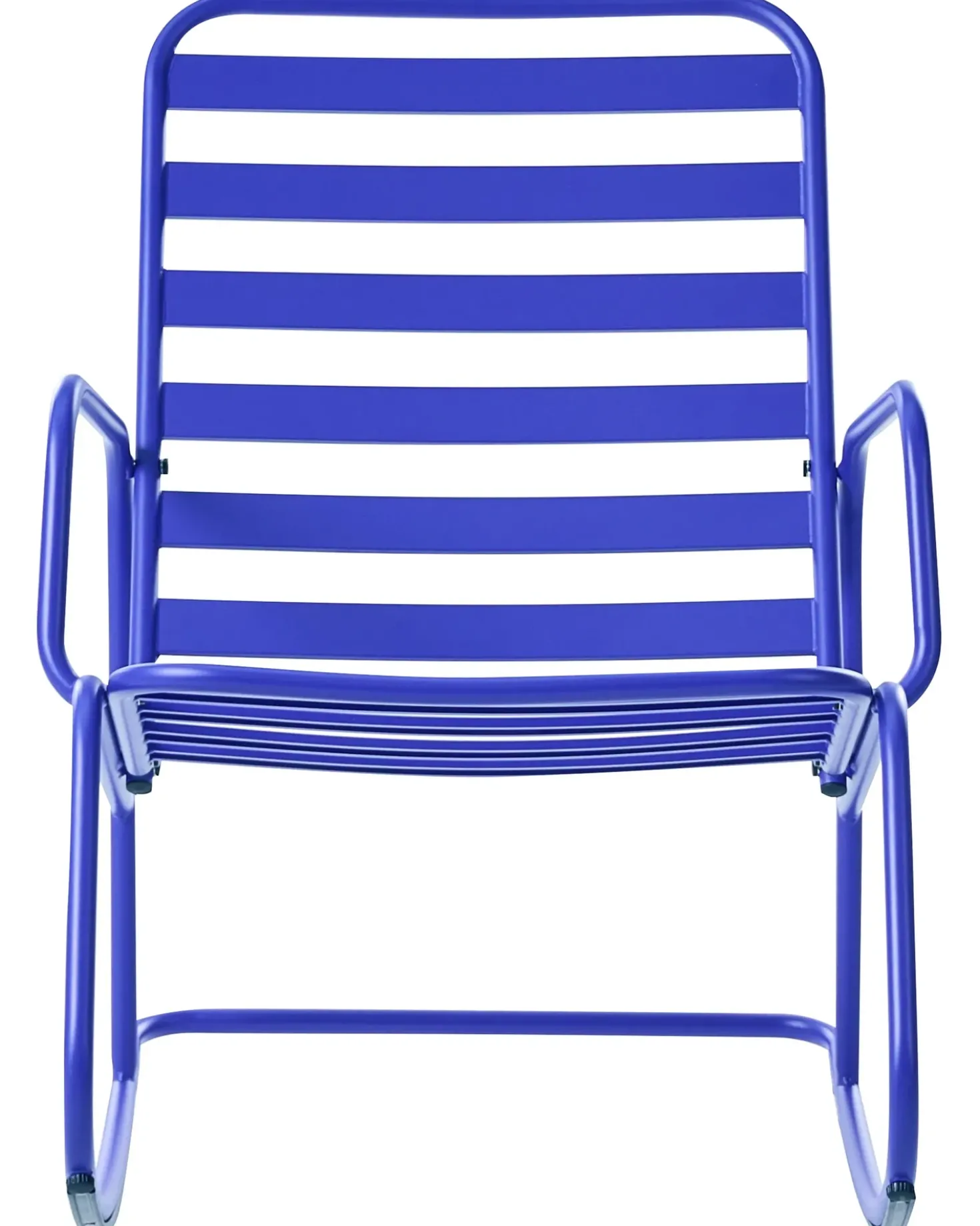 Sedia a dondolo da giardino TURI Metallo Blu