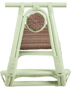 Sedia a dondolo per bambini ASPRIA Rattan Verde chiaro