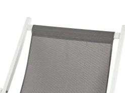 Sedia a sdraio pieghevole LOCRI II Metallo Grigio