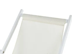 Sedia a sdraio pieghevole LOCRI II Metallo Beige chiaro