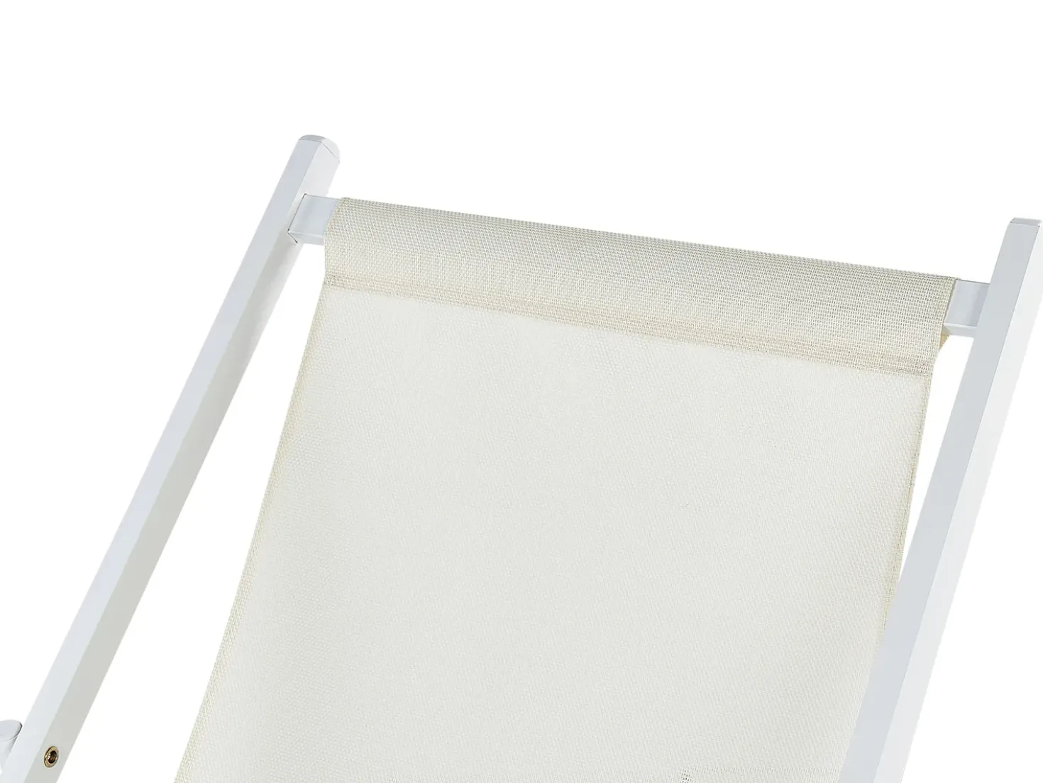 Sedia a sdraio pieghevole LOCRI II Metallo Beige chiaro