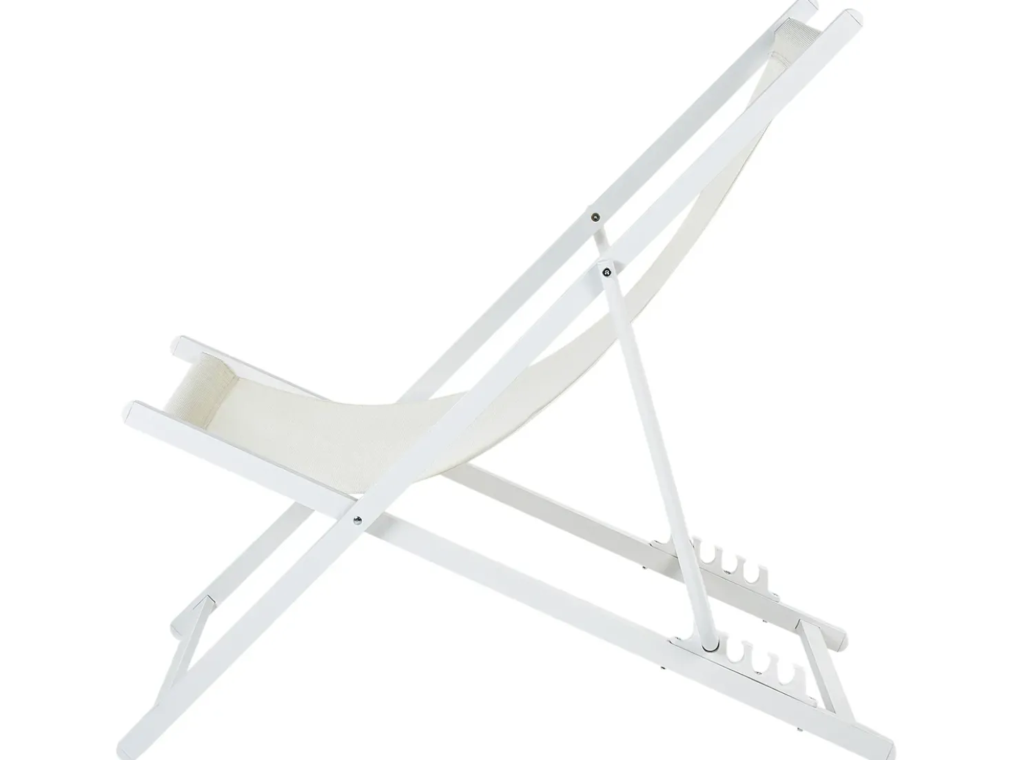 Sedia a sdraio pieghevole LOCRI II Metallo Beige chiaro
