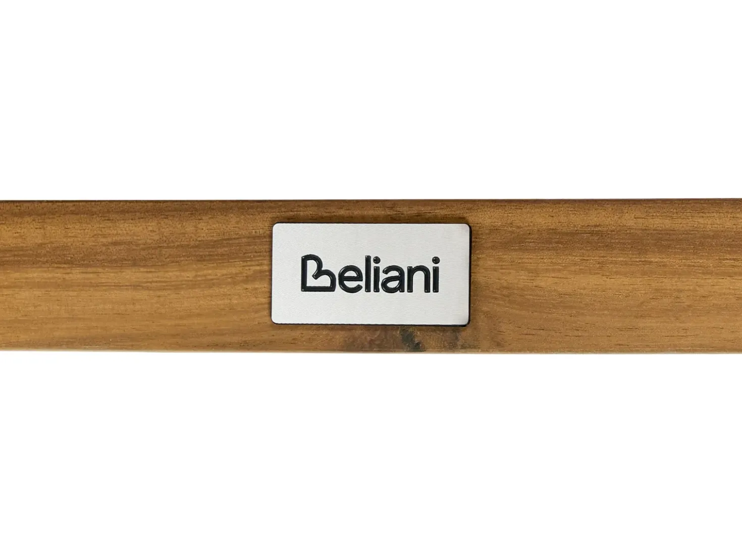 Sedia a sdraio pieghevole ANZIO Legno d'acacia Rosso