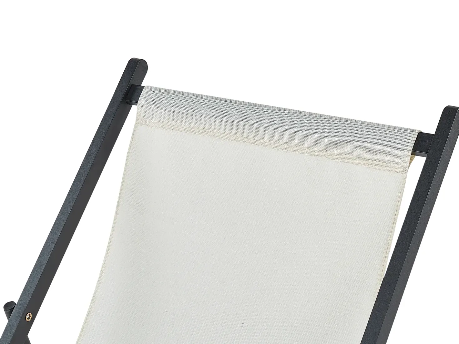 Sedia a sdraio pieghevole LOCRI II Metallo Beige chiaro