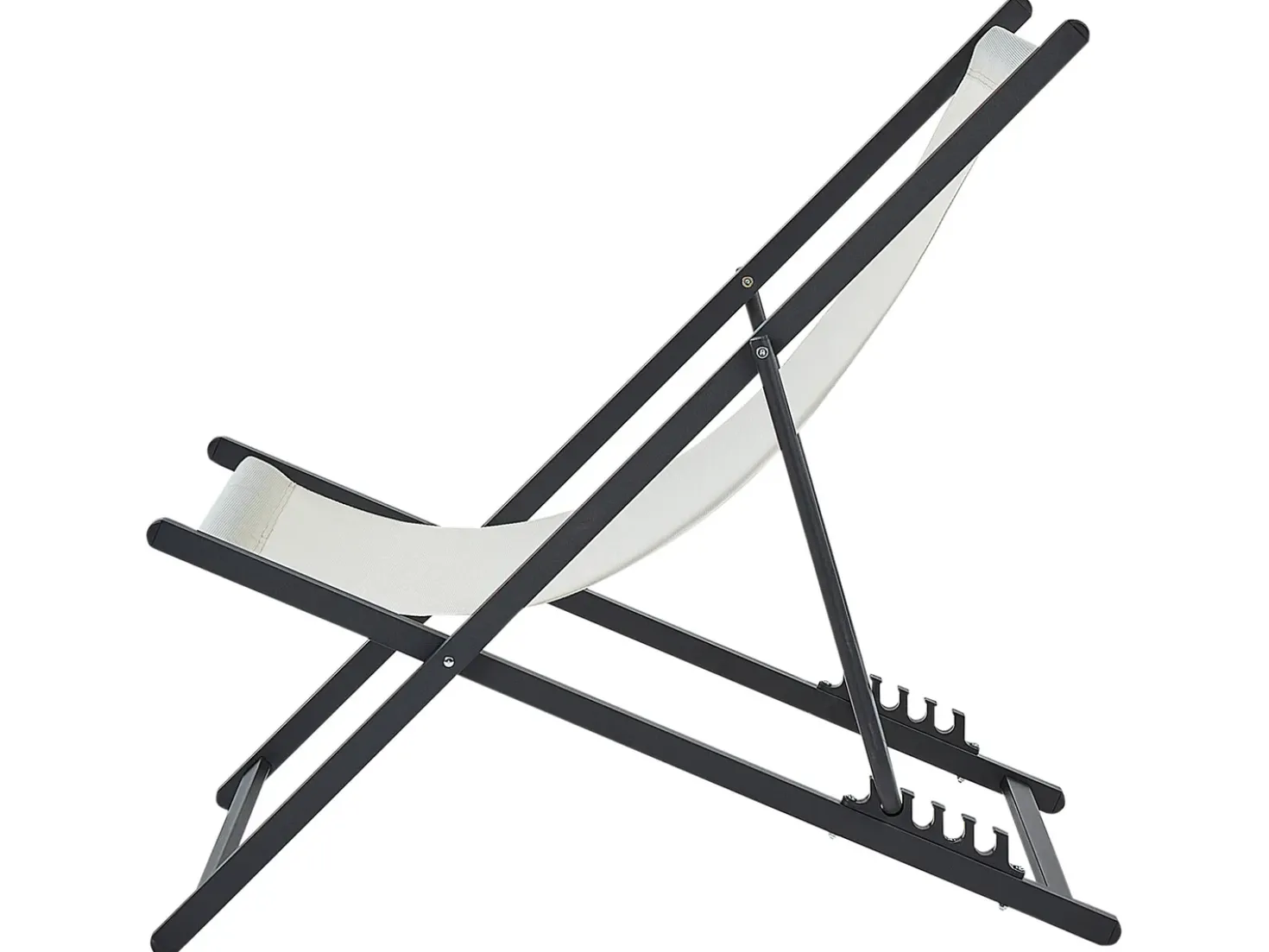 Sedia a sdraio pieghevole LOCRI II Metallo Beige chiaro