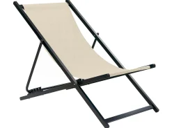 Sedia a sdraio pieghevole LOCRI II Metallo Beige