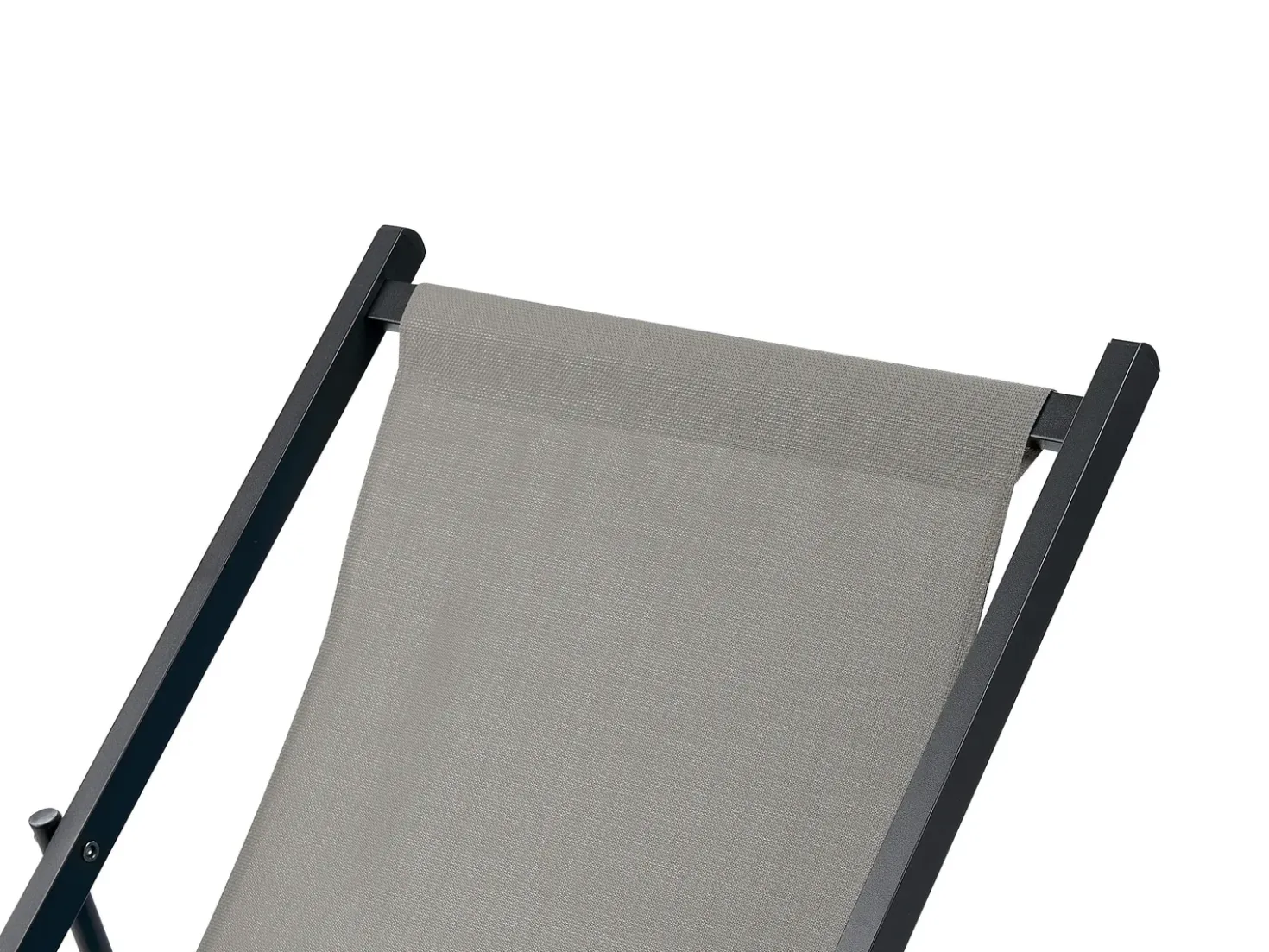 Sedia a sdraio pieghevole LOCRI II Metallo Grigio
