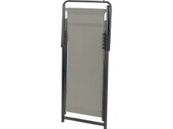 Sedia a sdraio pieghevole LOCRI II Metallo Grigio
