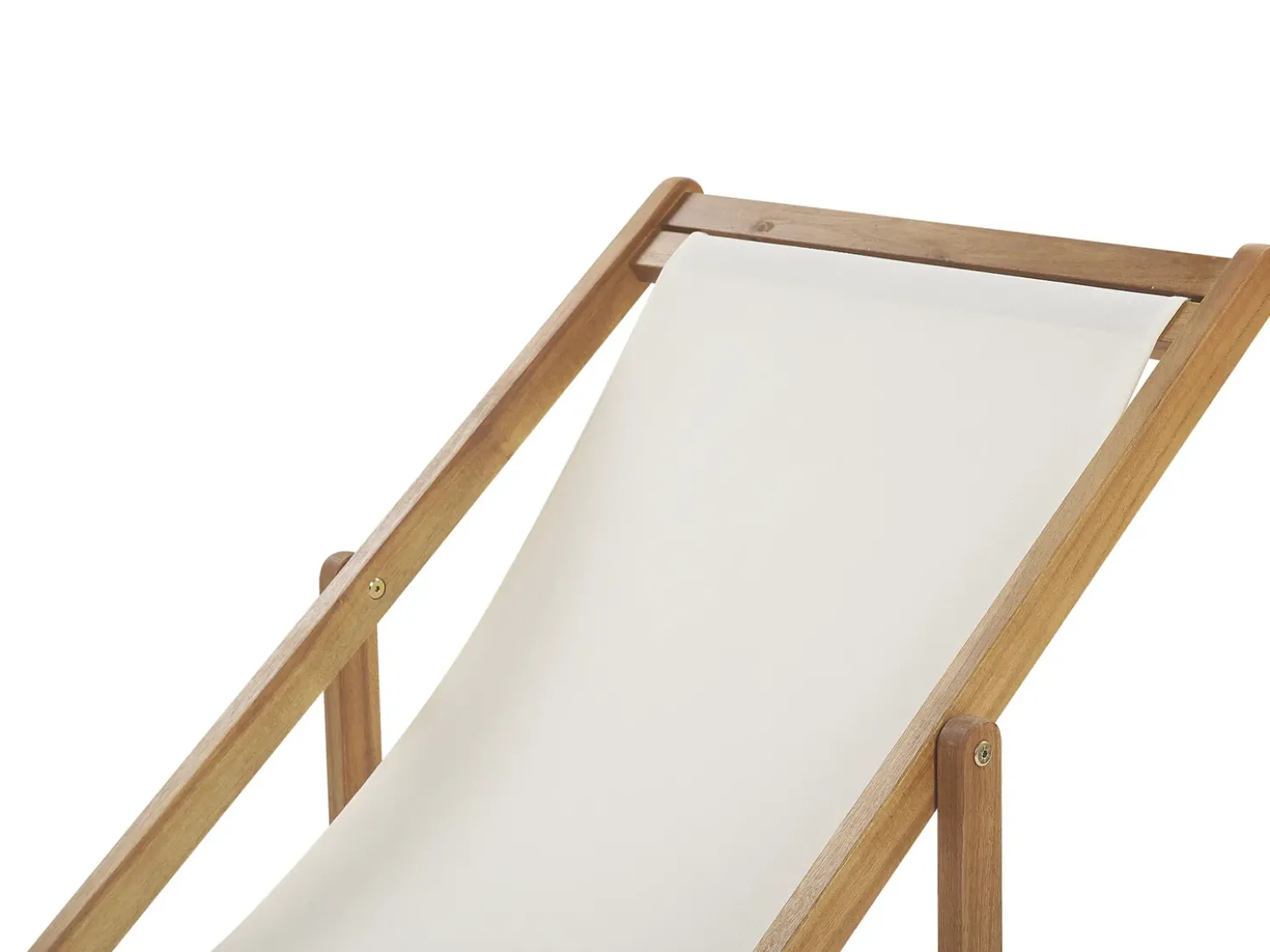 Sedia a sdraio pieghevole ANZIO Legno d'acacia Marrone chiaro