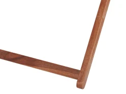 Sedia a sdraio pieghevole ANZIO Legno d'acacia Marrone scuro