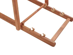 Sedia a sdraio pieghevole ANZIO Legno d'acacia Marrone scuro