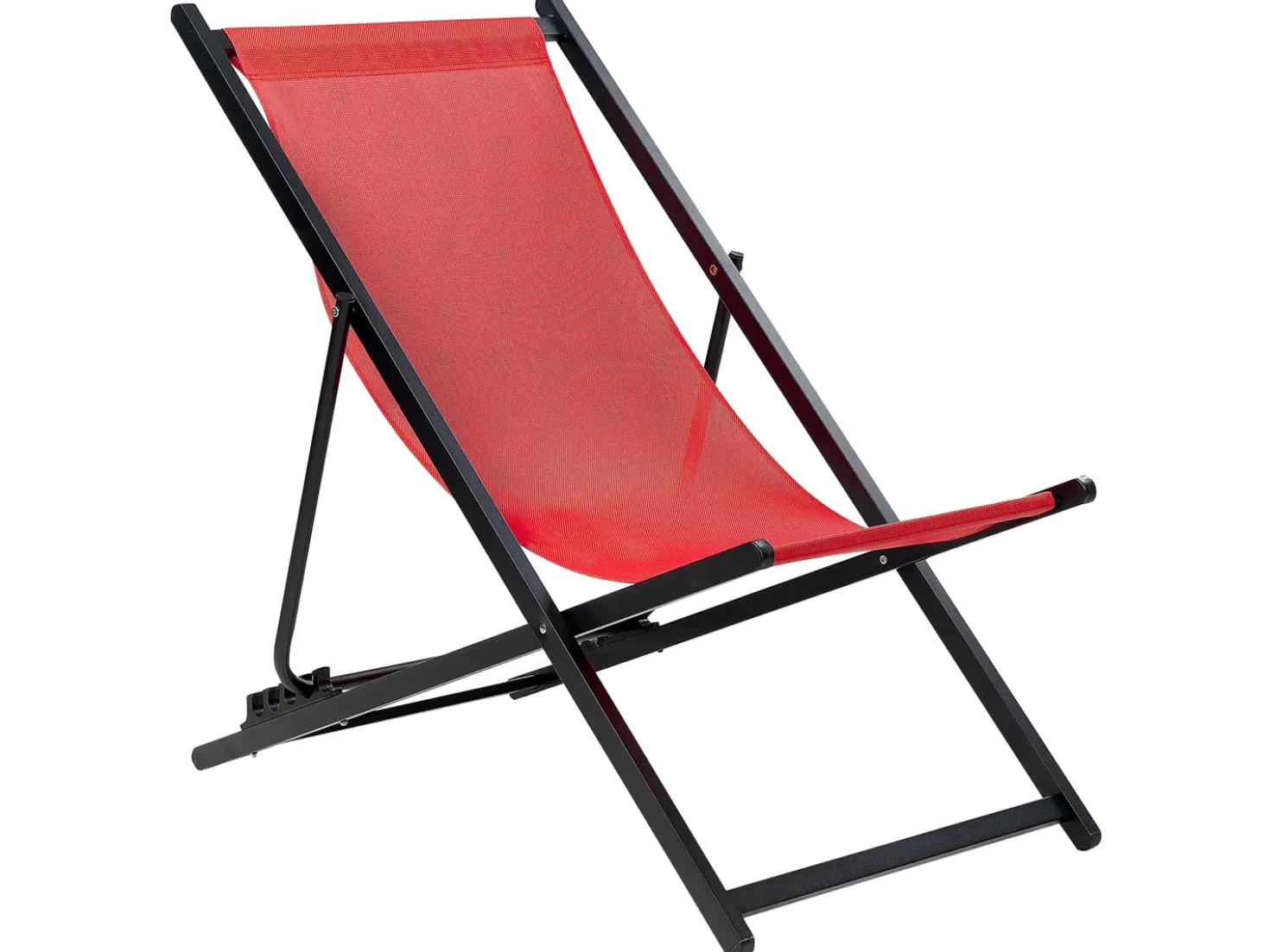 Sedia a sdraio pieghevole LOCRI II Metallo Rosso