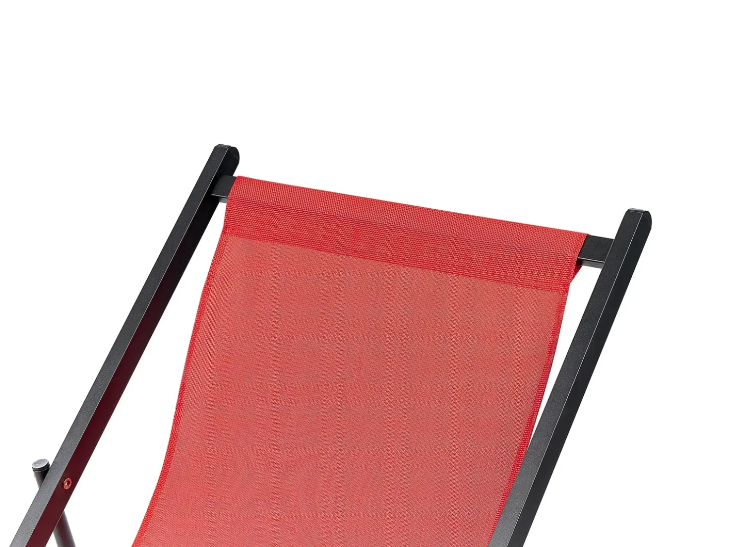 Sedia a sdraio pieghevole LOCRI II Metallo Rosso