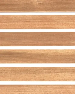 Sedia con cuscino MICCIANO Legno d'acacia Bianco sporco