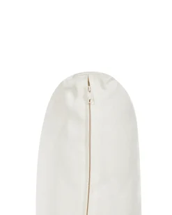 Sedia con cuscino MICCIANO Legno d'acacia Bianco sporco