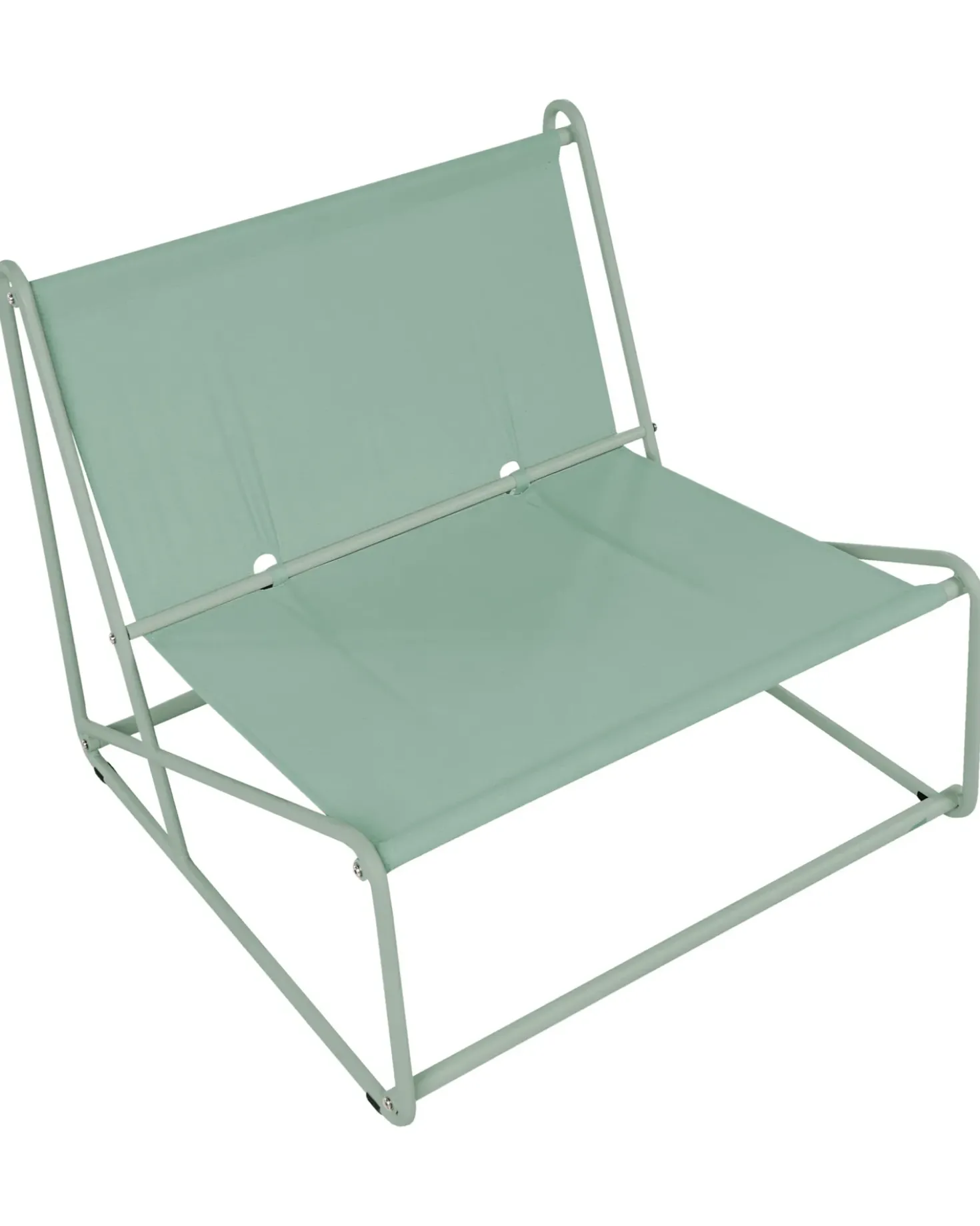 Sedia con cuscino PICO Metallo Verde