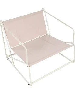 Sedia con cuscino PONTE Metallo Beige chiaro