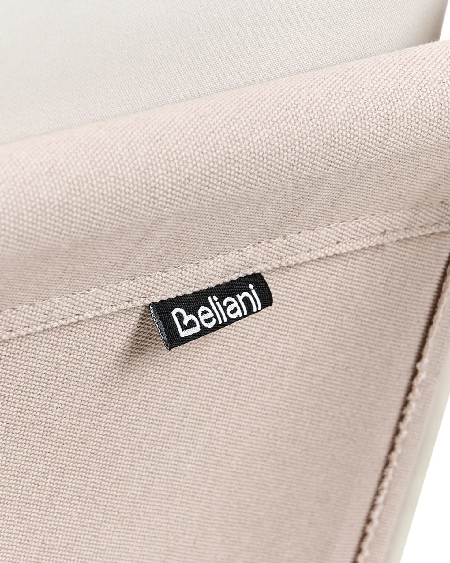 Sedia con cuscino PONTE Metallo Beige chiaro