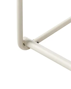 Sedia con cuscino PONTE Metallo Beige chiaro