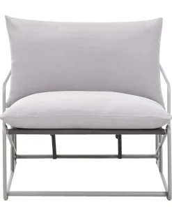 Sedia con cuscino PONTE Metallo Grigio