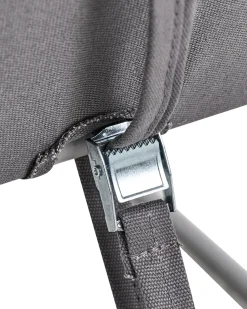 Sedia con cuscino PONTE Metallo Grigio