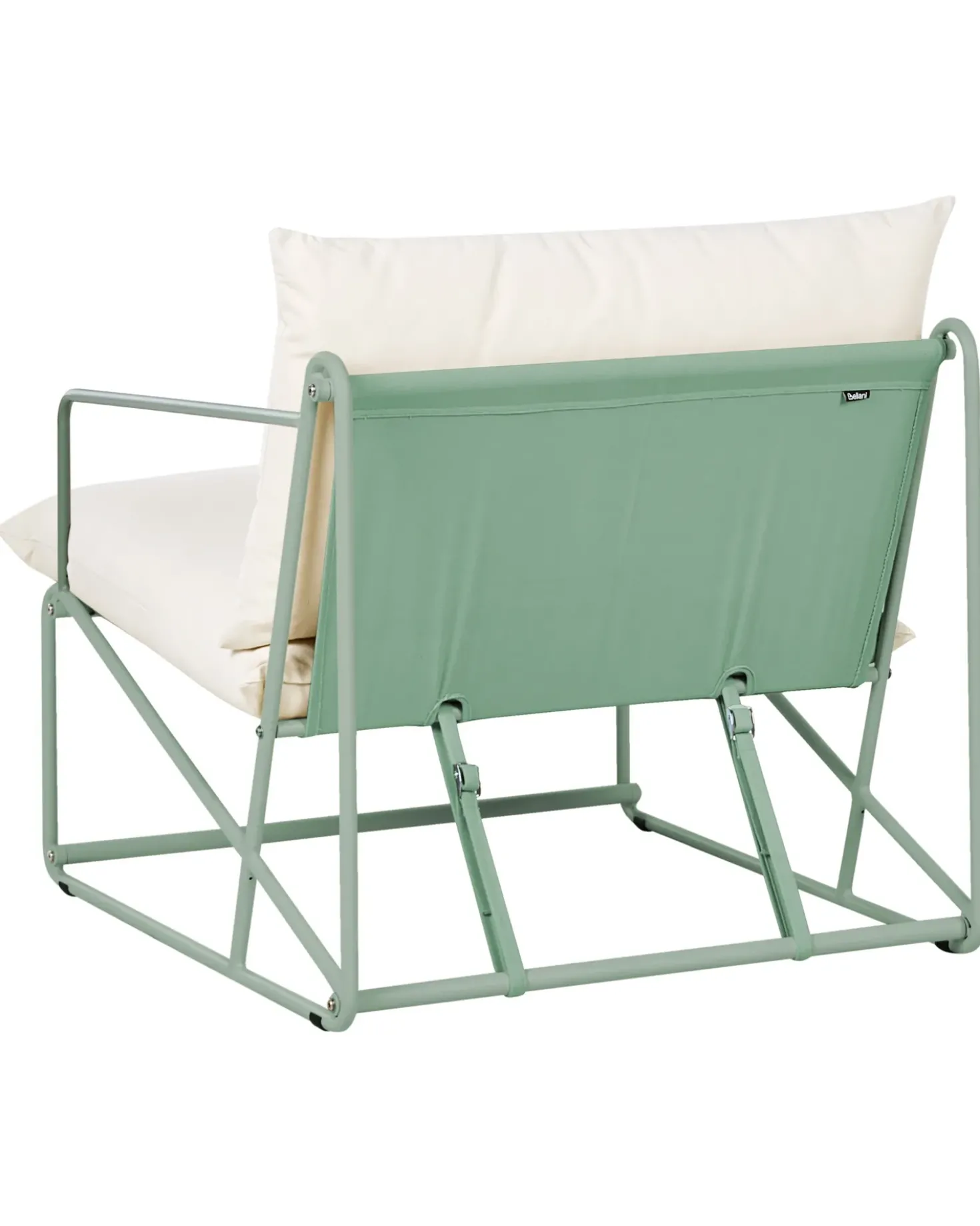 Sedia con cuscino PONTE Metallo Verde