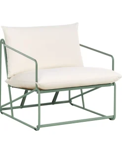 Sedia con cuscino PONTE Metallo Verde